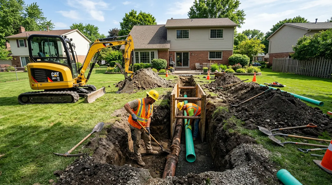Sewer Line Cleaning in Savoy, IL